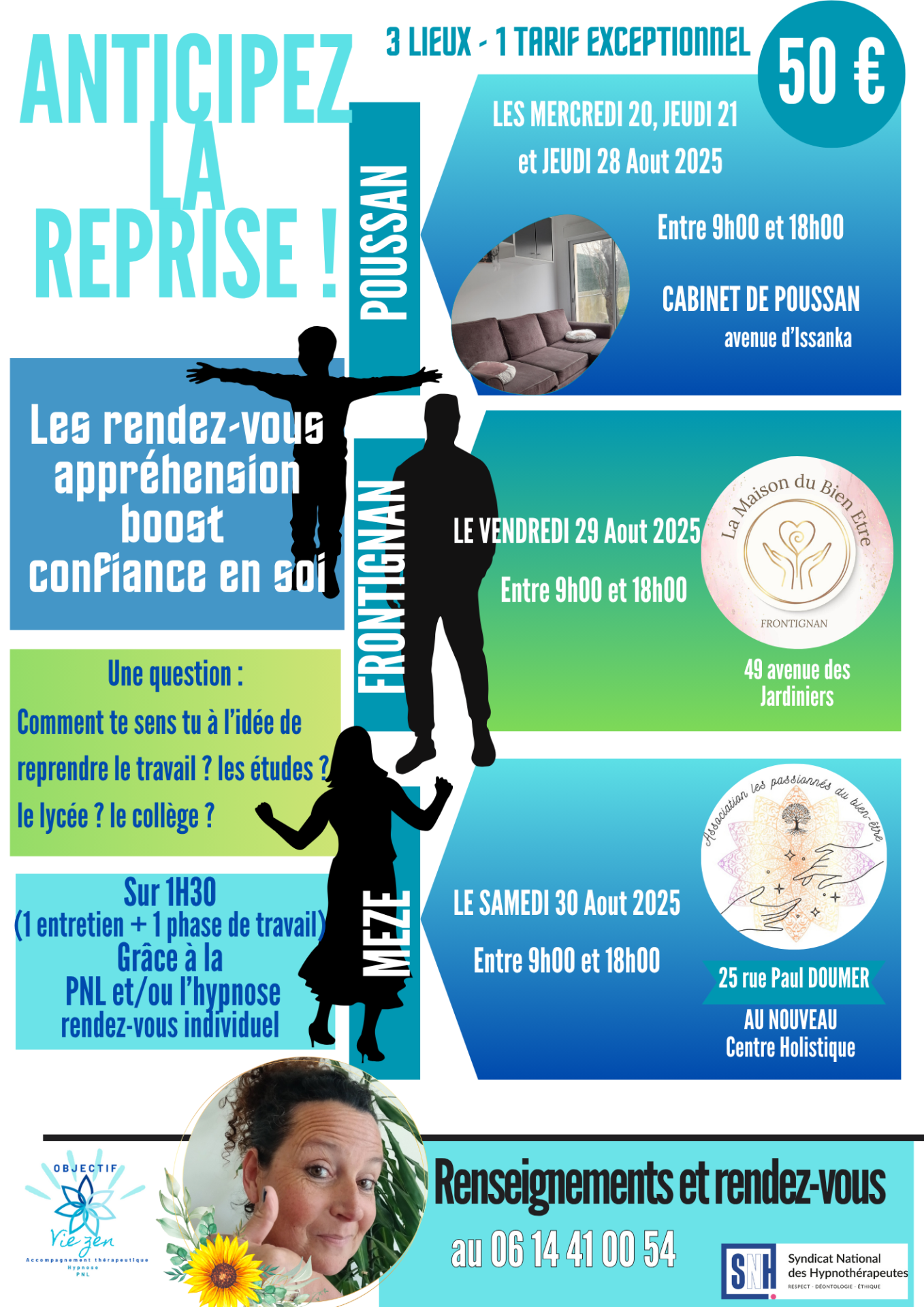 Les journees apprehension et boost confiance en soi
